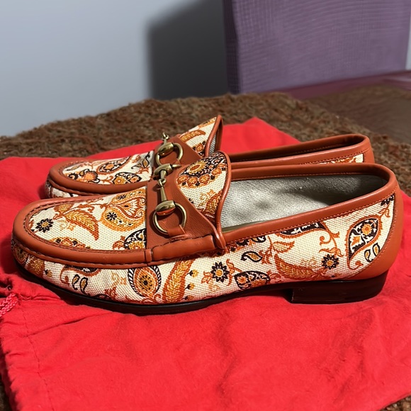 Authentic Gucci Floral Print Mens Shoes - Picture 4 of 15